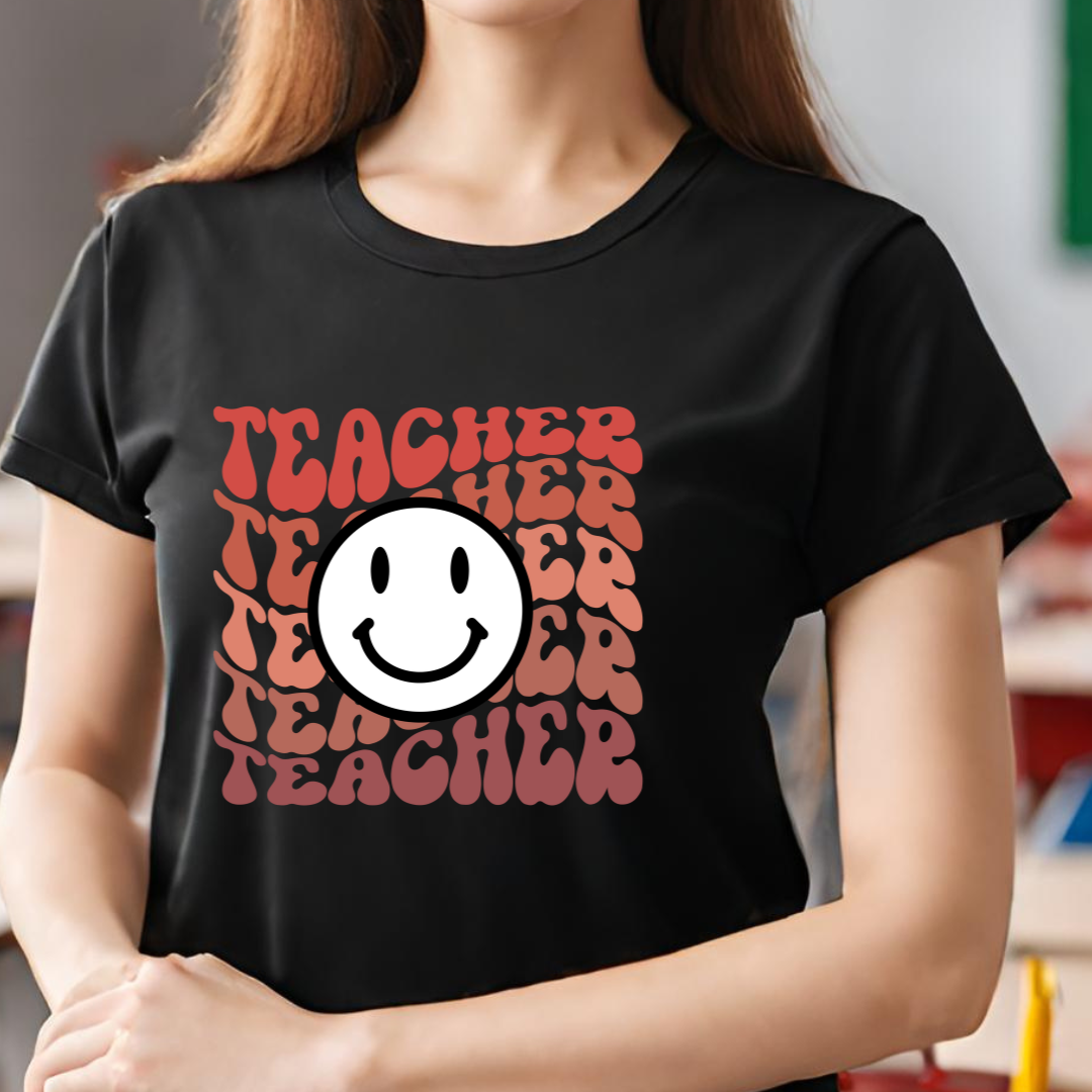 Teacher Stacked Smiley