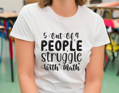 5 out of 4 People Struggle with Math