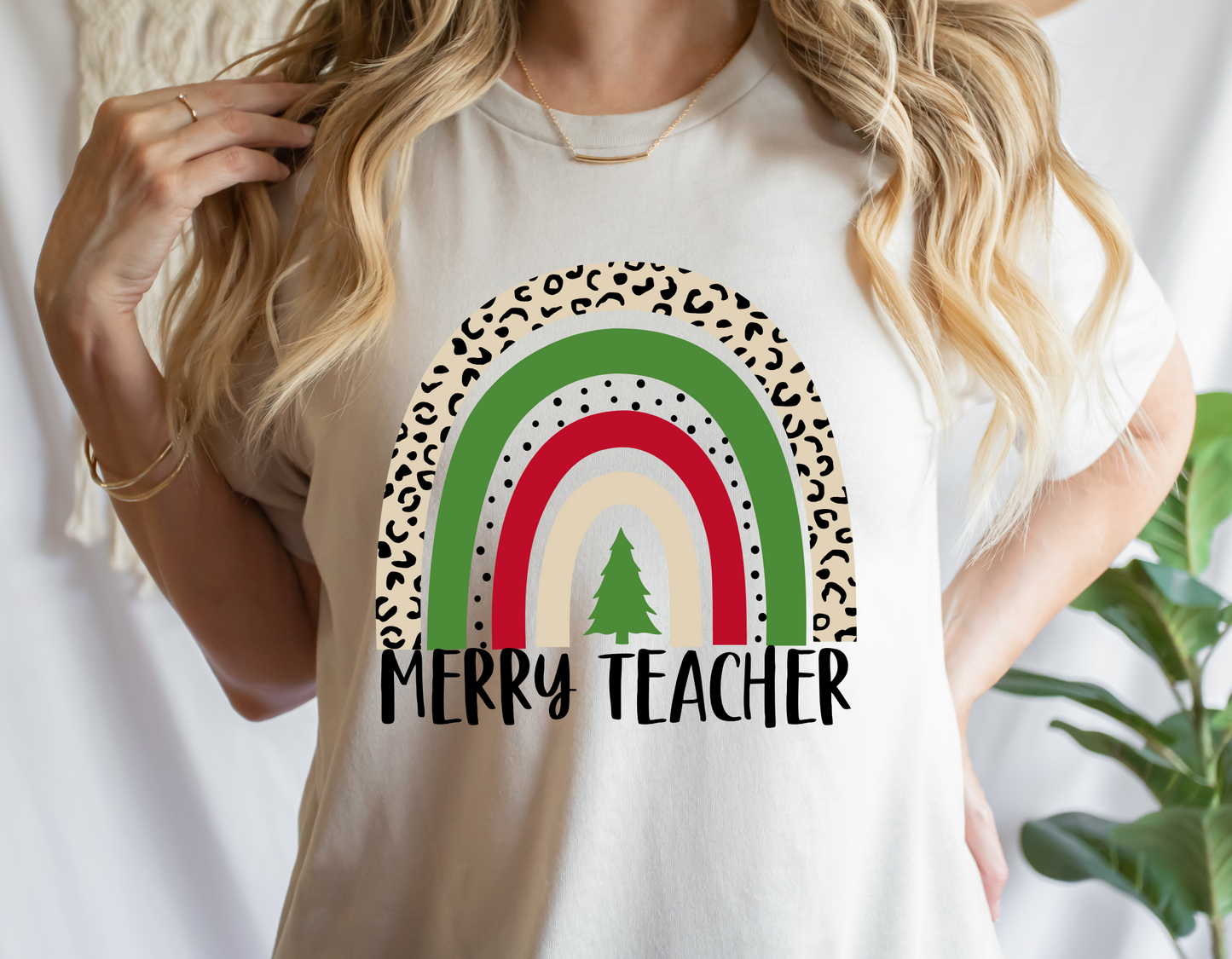 Merry Teacher Rainbow