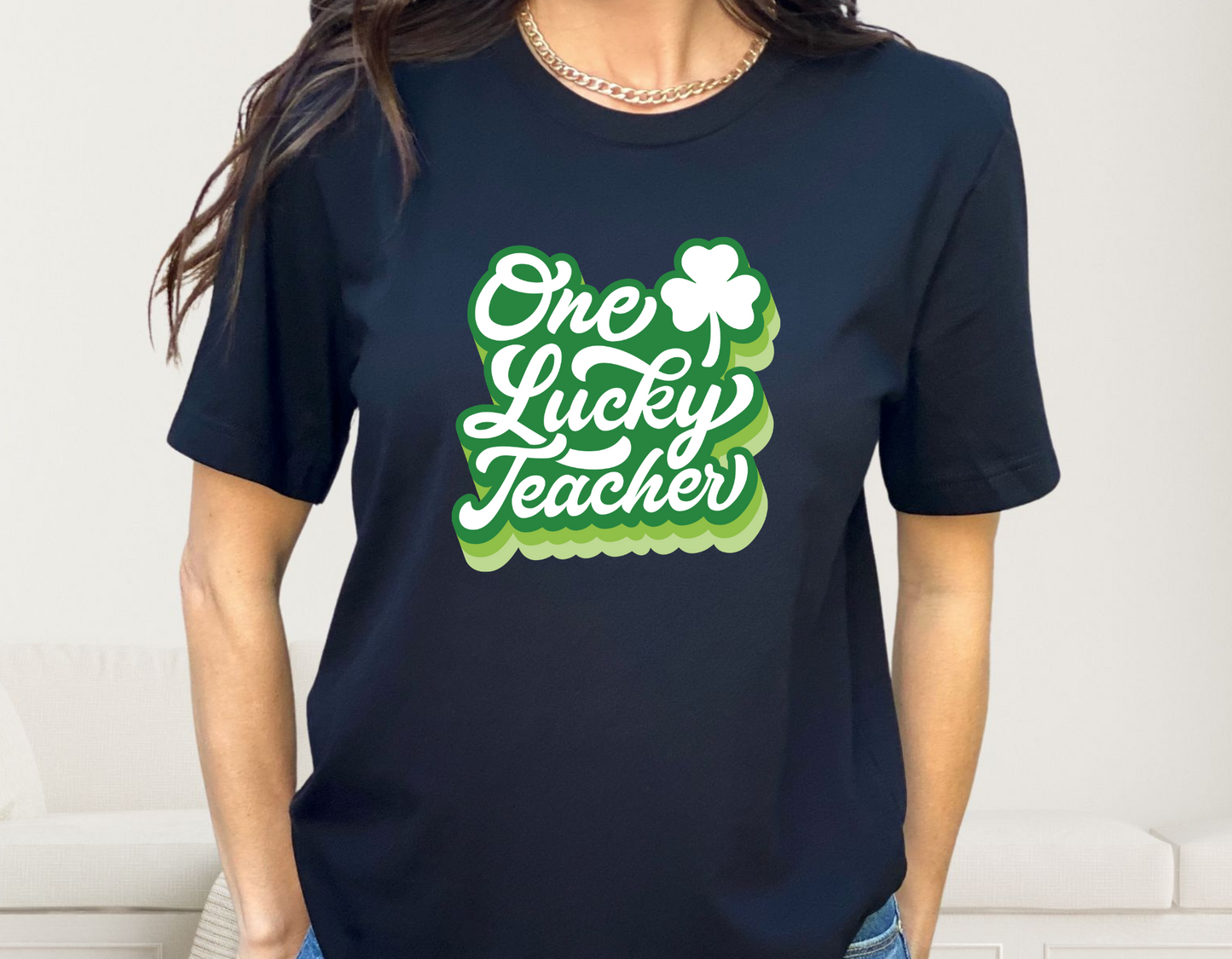 One Lucky Teacher Retro