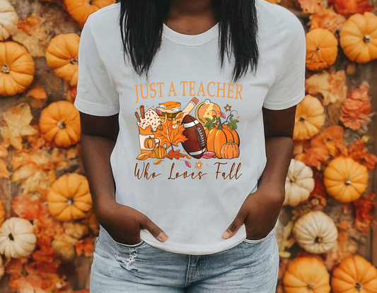 Just a Teacher Who Loves Fall Icons