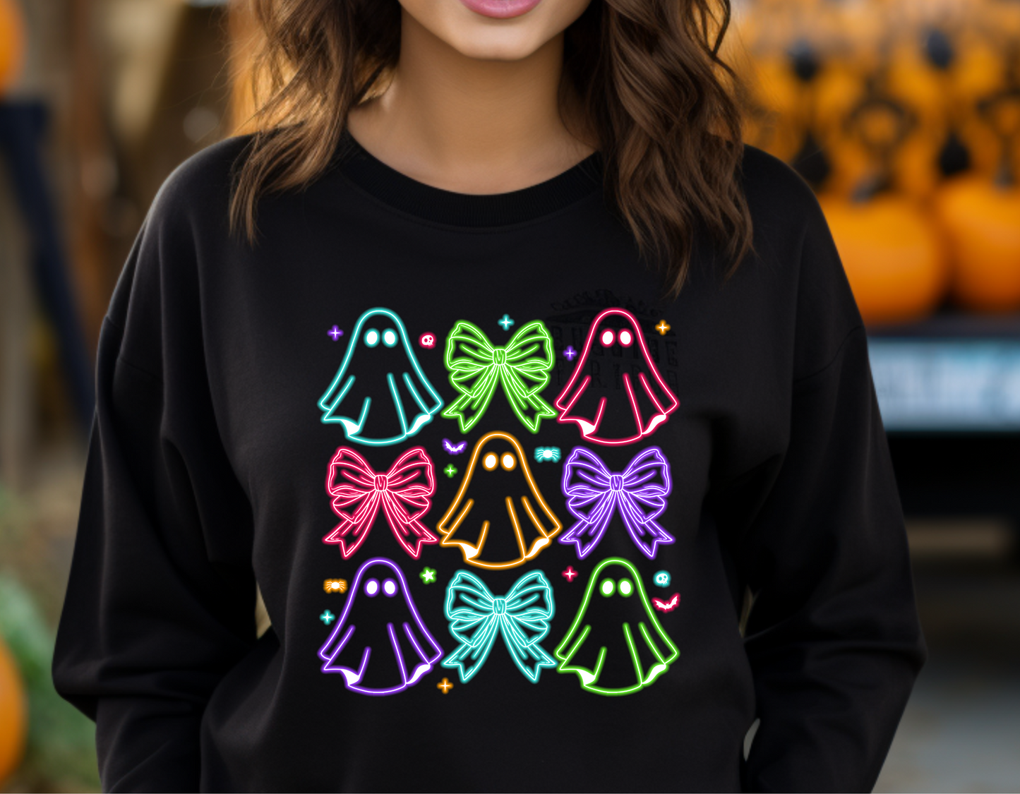 Ghosts and Bows Neon - Glow in the Dark