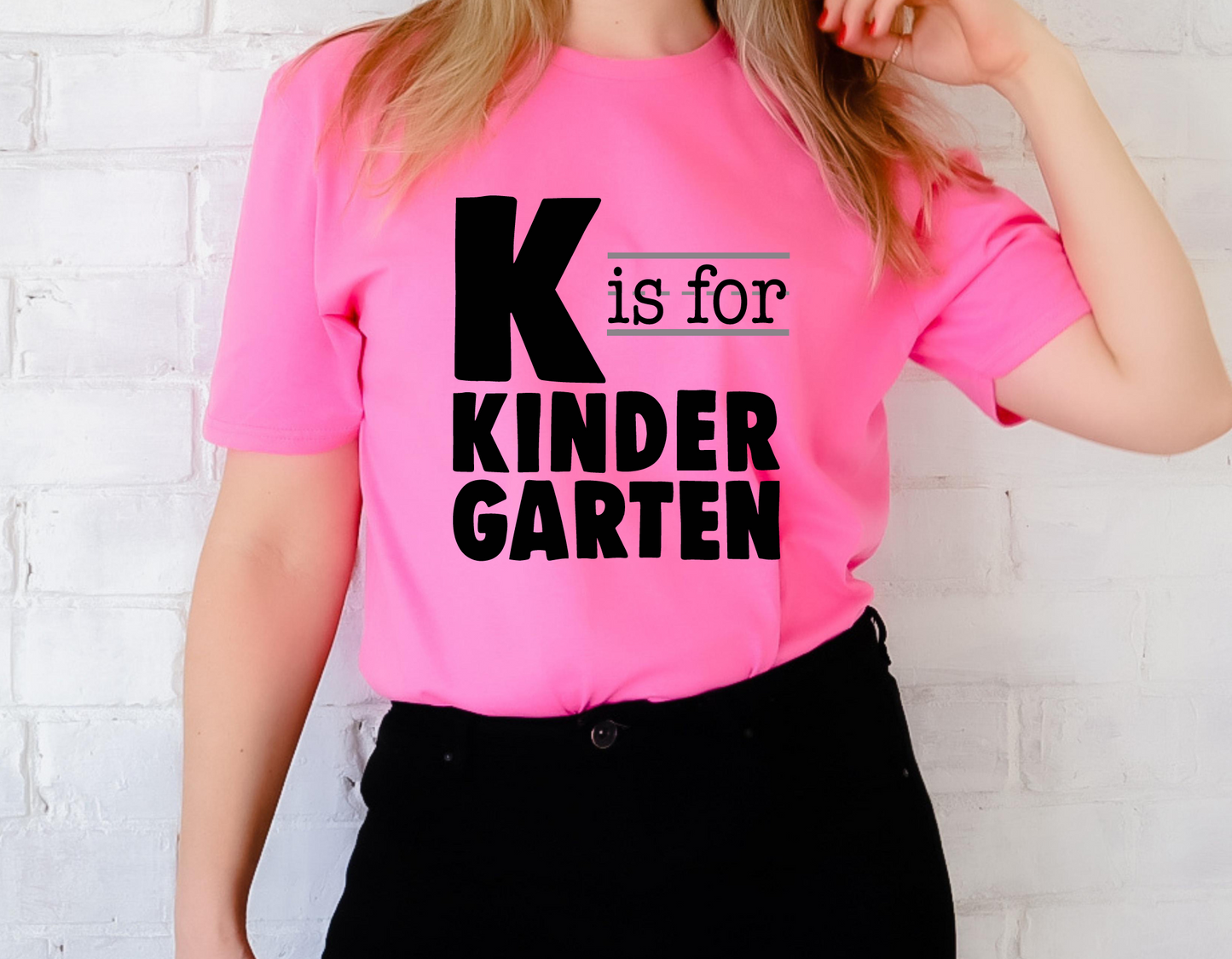 K is for Kindergarten