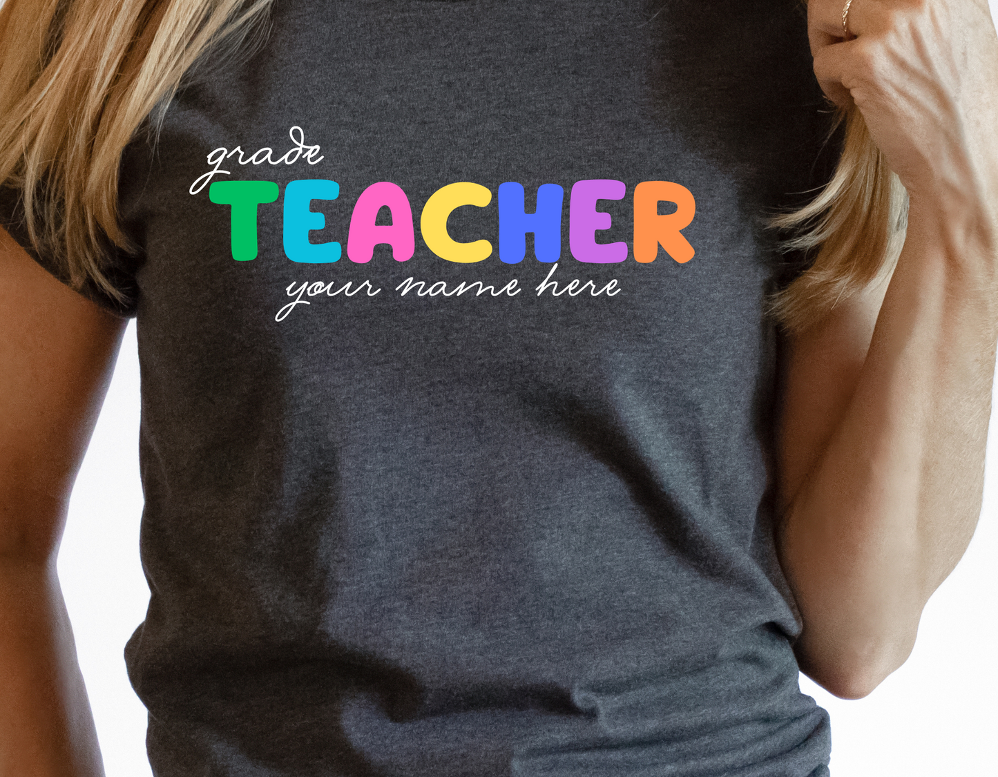 Custom Rainbow Teacher