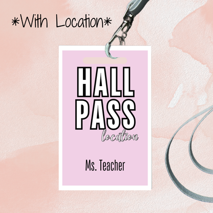 Simple Hall Pass