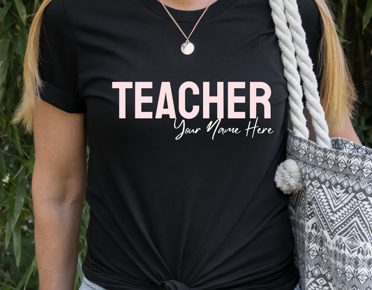 Custom Teacher Name